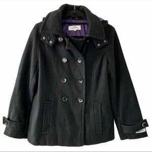 Beautiful Women’s Calvin Klein Hooded Pea Coat:12